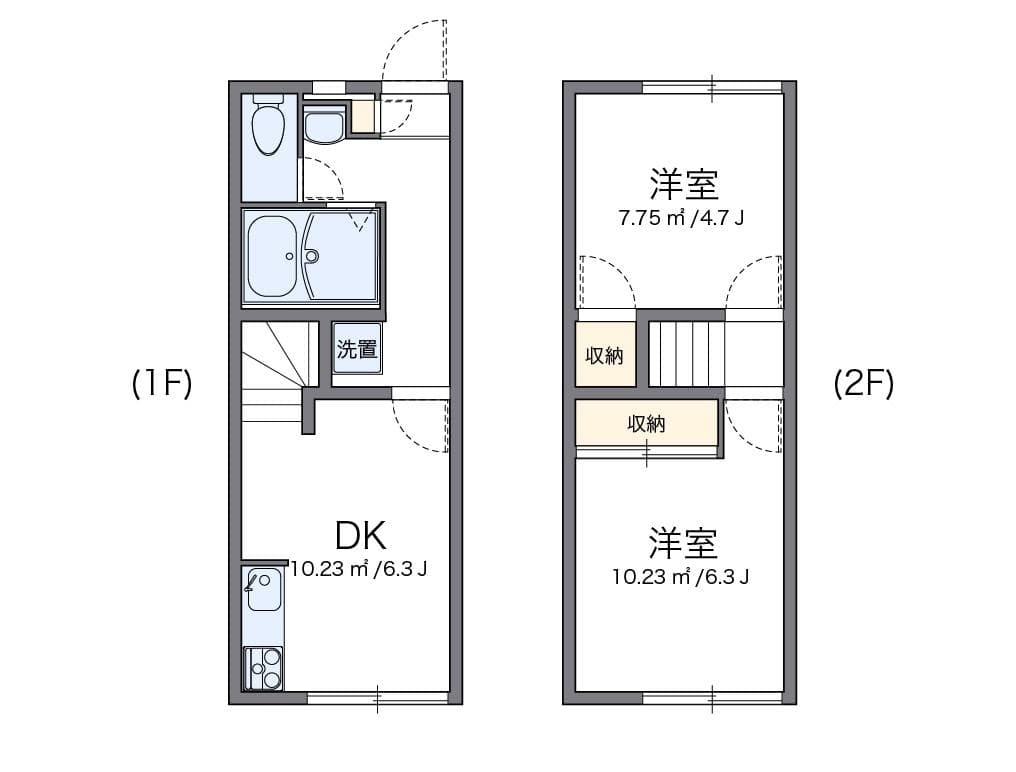 Preview floorplan of leopalace Hiiragi III