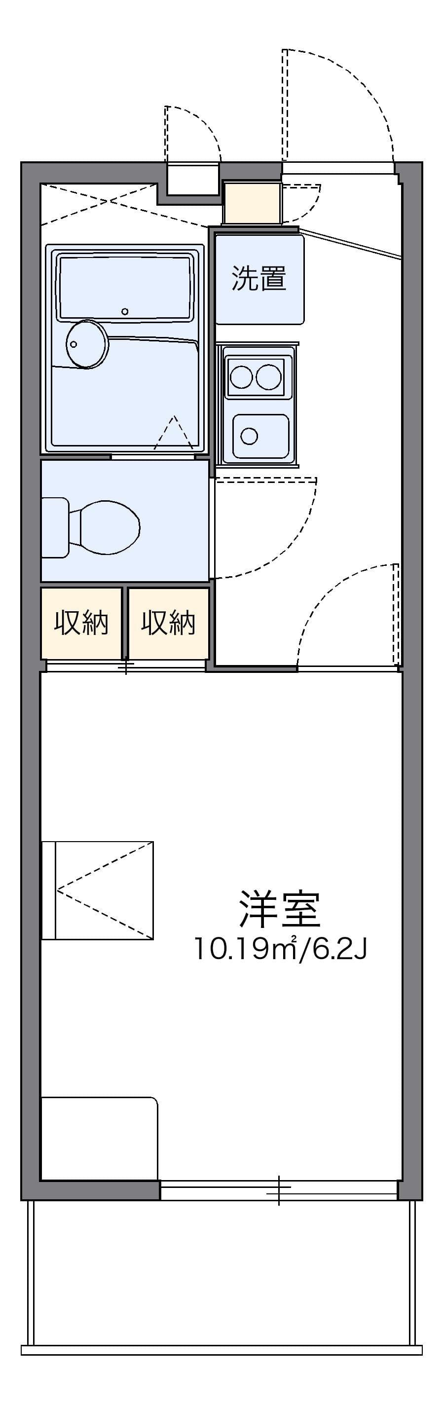 Preview floorplan of leopalace Minami Ichiba