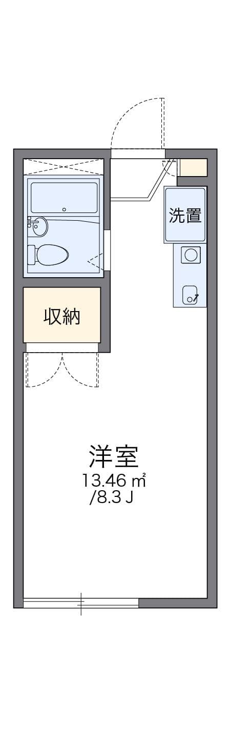 Preview floorplan of leopalace Wisteria C