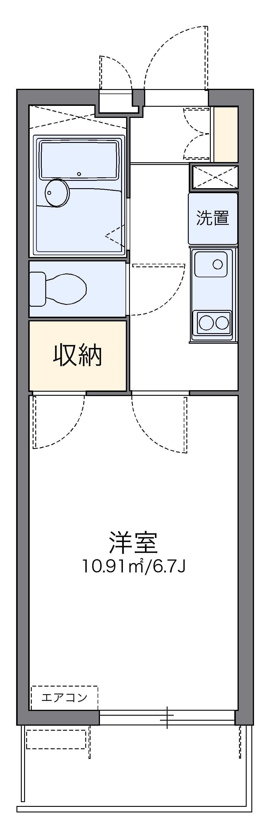 Preview floorplan of leopalace Fuji