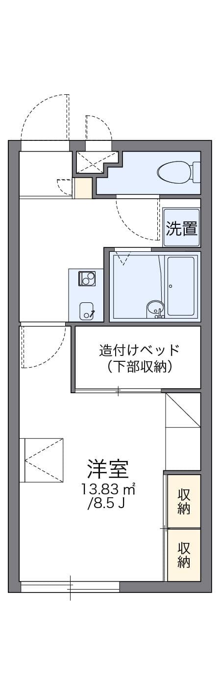 Preview floorplan of leopalace Tomigusuku