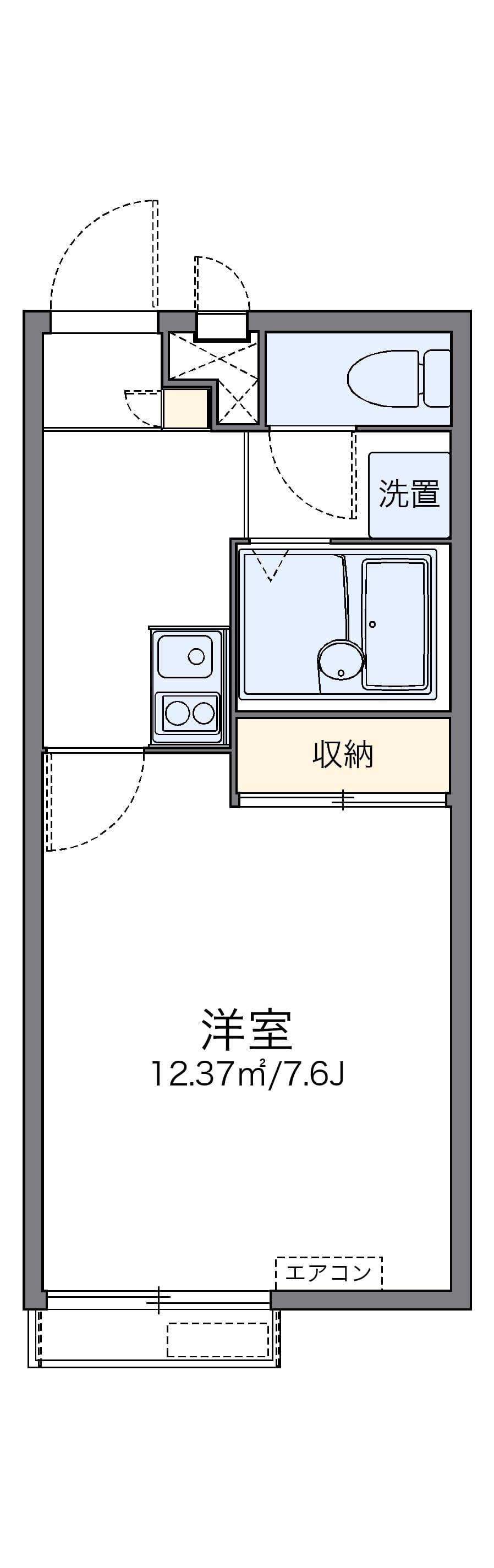 Preview floorplan of leopalace Keyaki Dori Heights