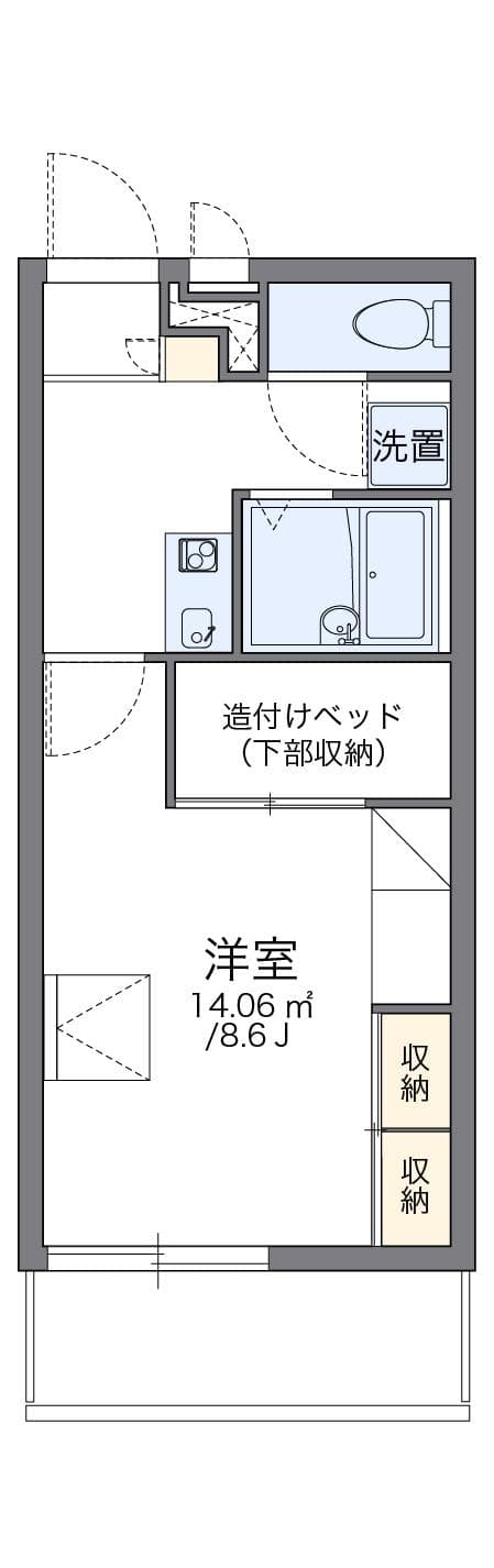 Preview floorplan of leopalace Wakaba