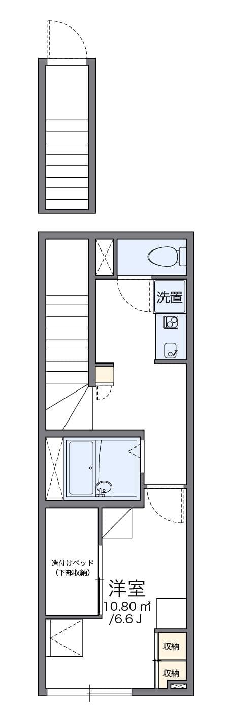 Preview floorplan of leopalace Chiryo
