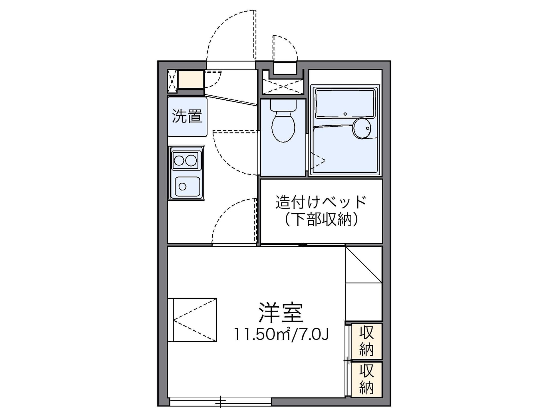 Preview floorplan of leopalace Uenoshiba