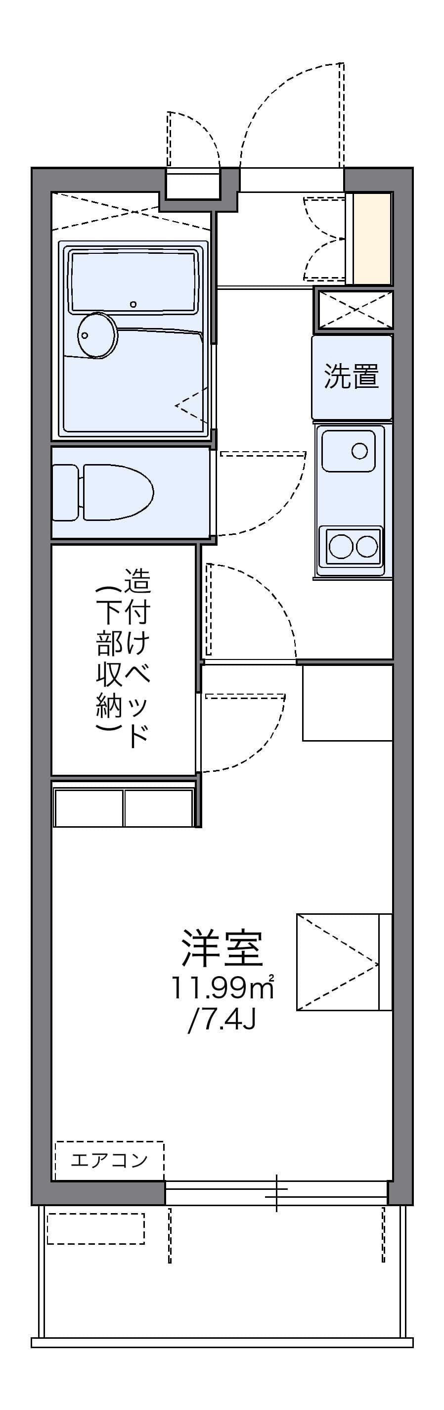 Preview floorplan of leopalace Urban Katsurazaka