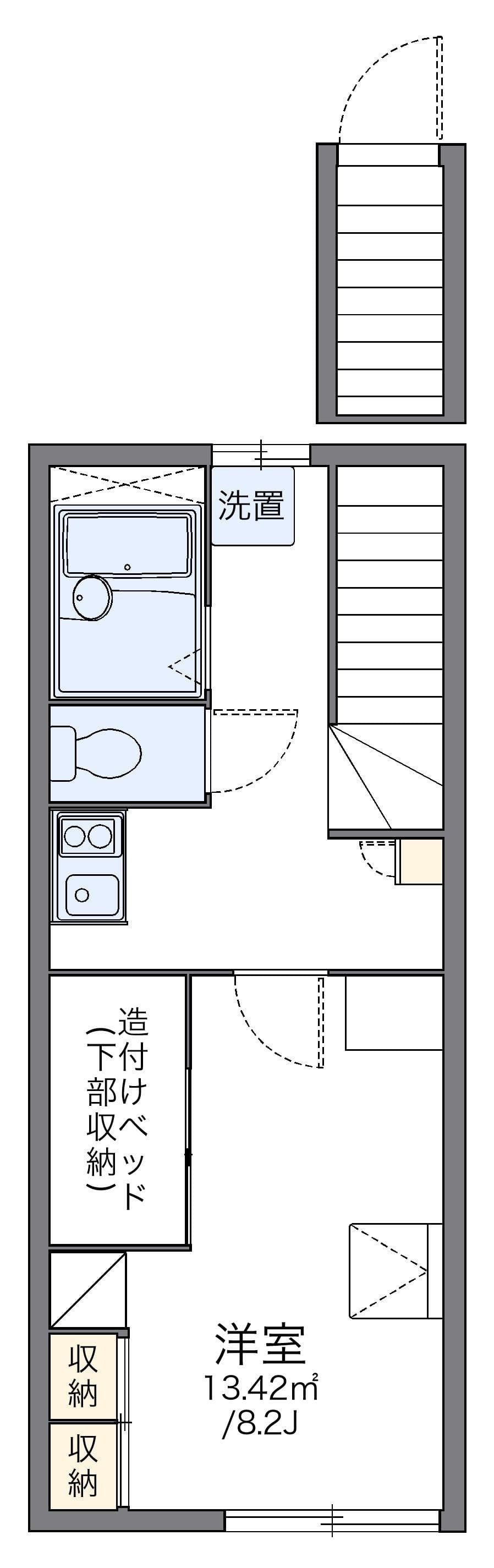 Preview floorplan of leopalace Yamacho Nibankan