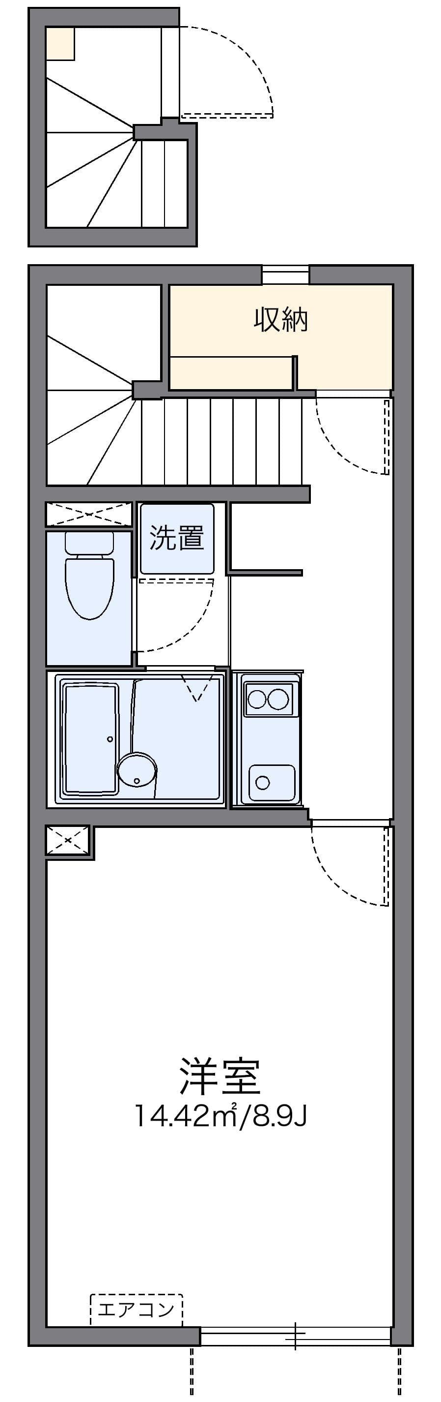Preview floorplan of LEONEXT Residence Koshoji