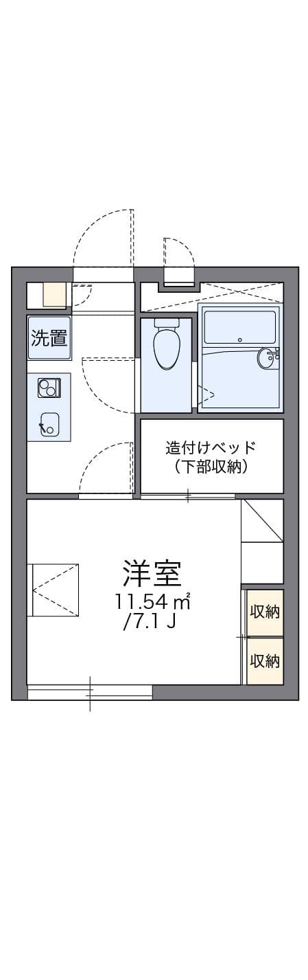 Preview floorplan of leopalace Higashi Kishiwada