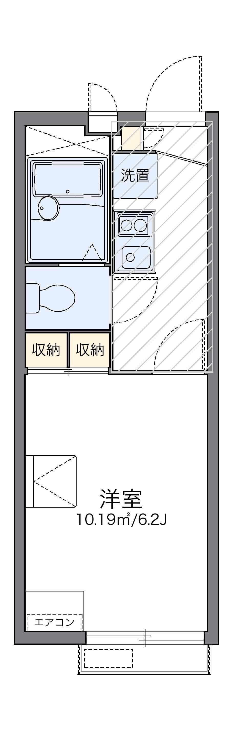 Preview floorplan of leopalace Tsubasa VI