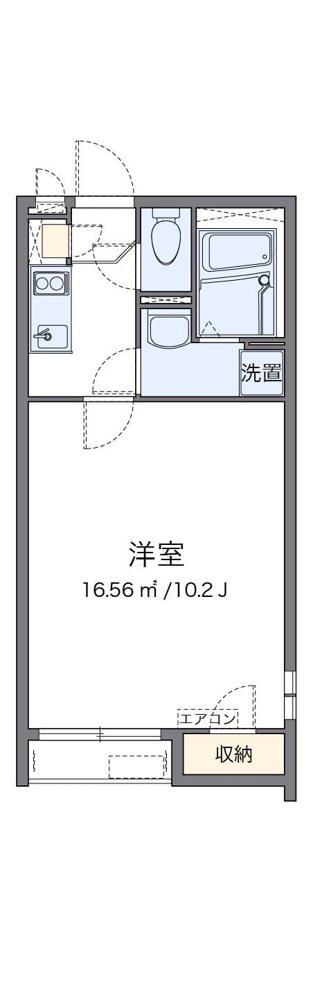 Preview floorplan of CLEINO Ishibashi