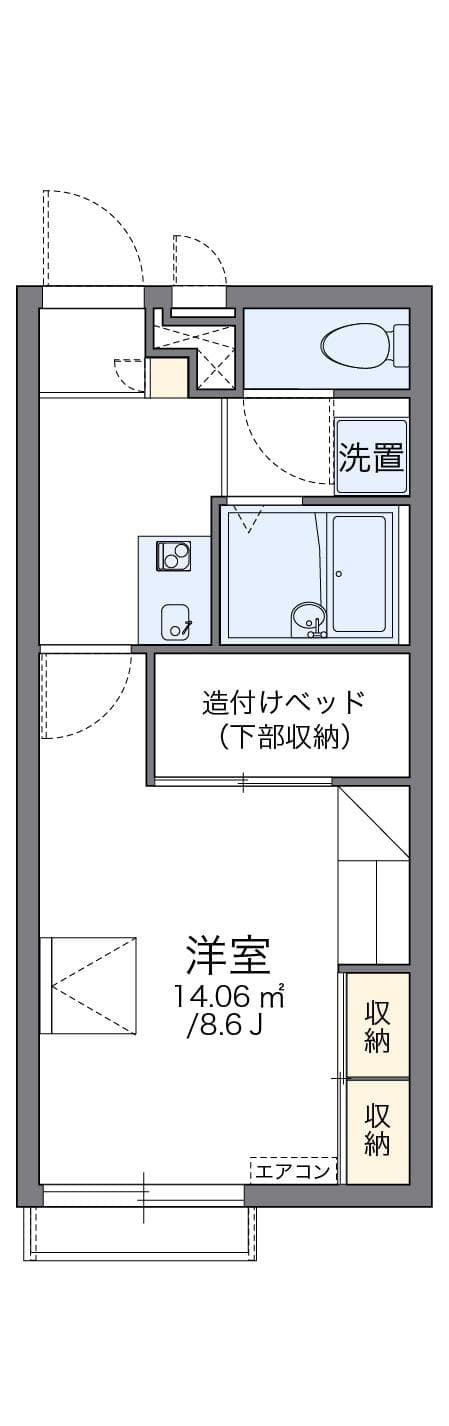 Preview floorplan of leopalace SKR Tosu