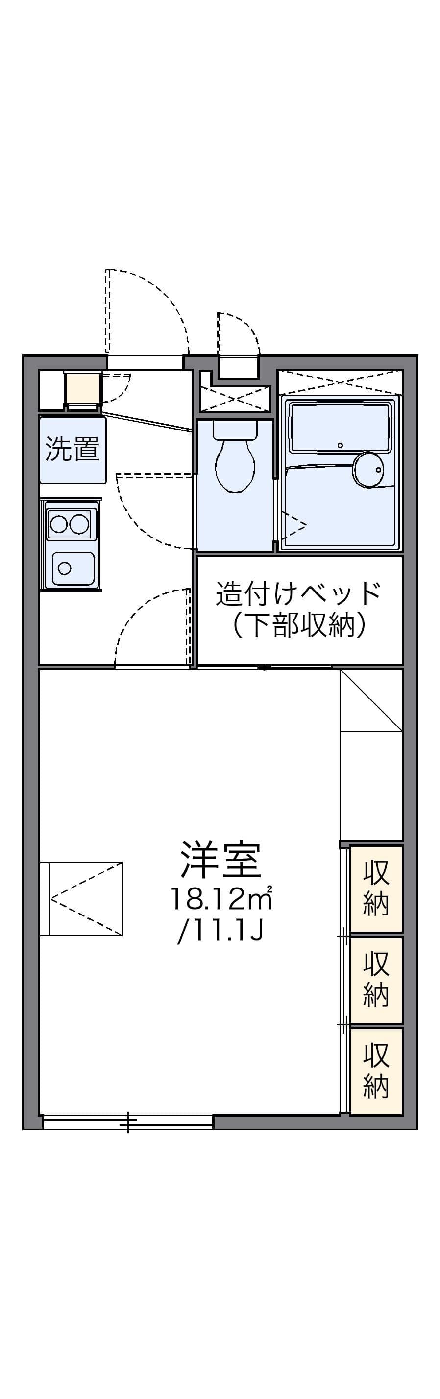 Preview floorplan of leopalace Kei