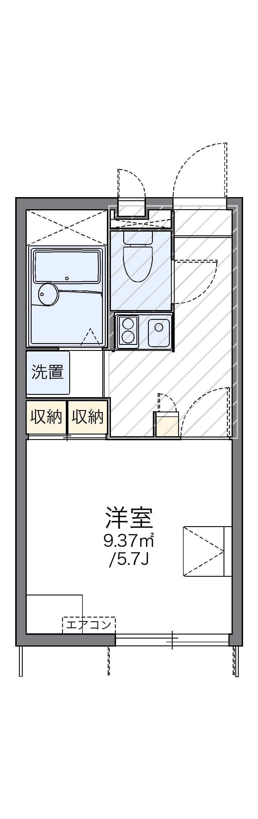 Preview floorplan of leopalace Sun Residence Shonan