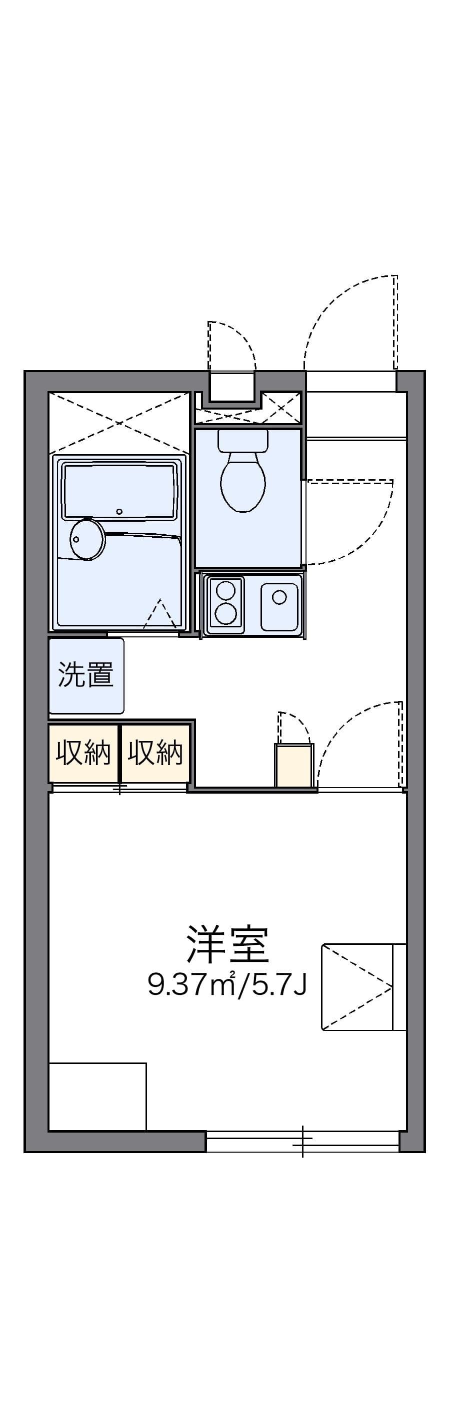 Preview floorplan of leopalace Twins Crane
