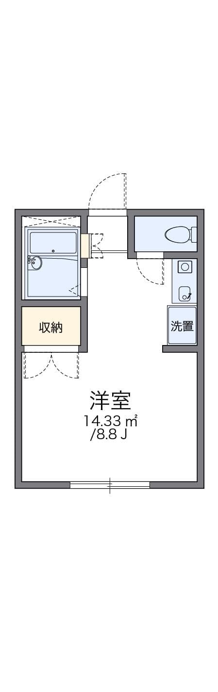 Preview floorplan of leopalace SHIZUKA