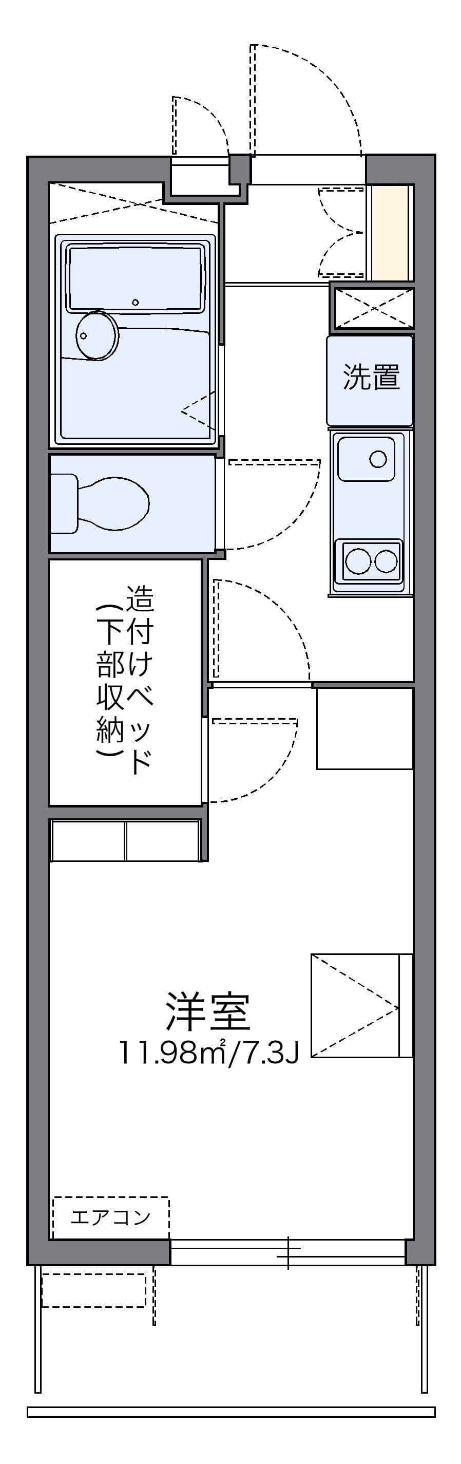 Preview floorplan of leopalace Ti Kei 7