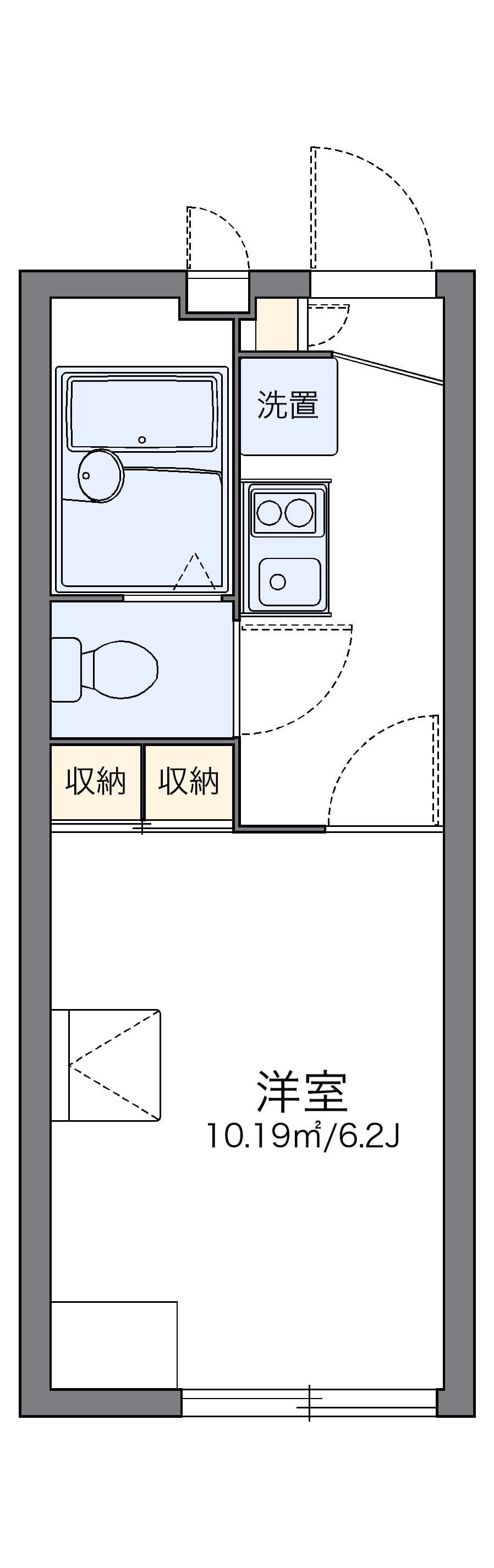 Preview floorplan of leopalace Hagiyama