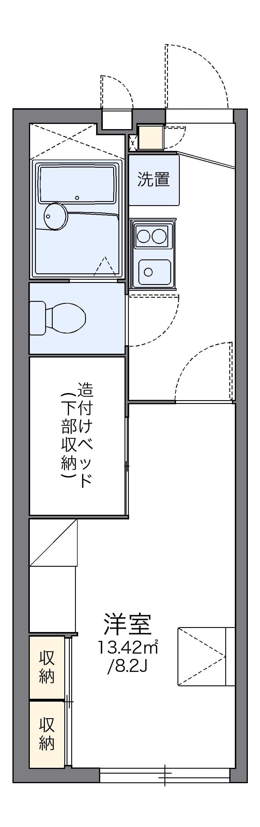 Preview floorplan of leopalace Demeure Kamisendai