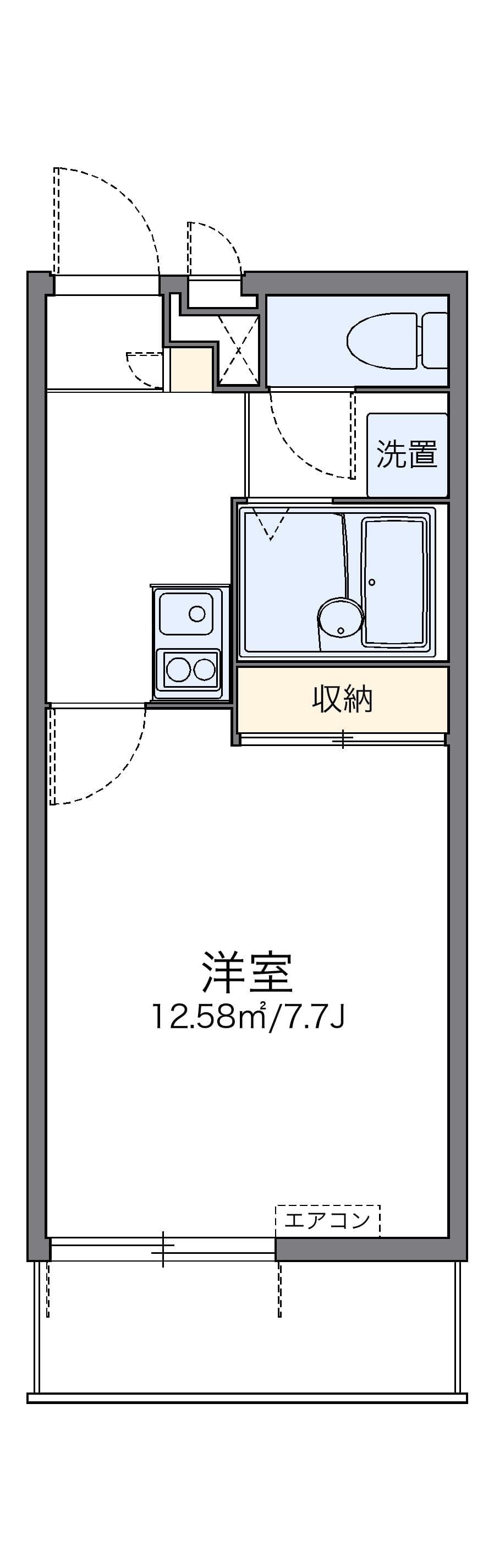 Preview floorplan of leopalace Watauchi