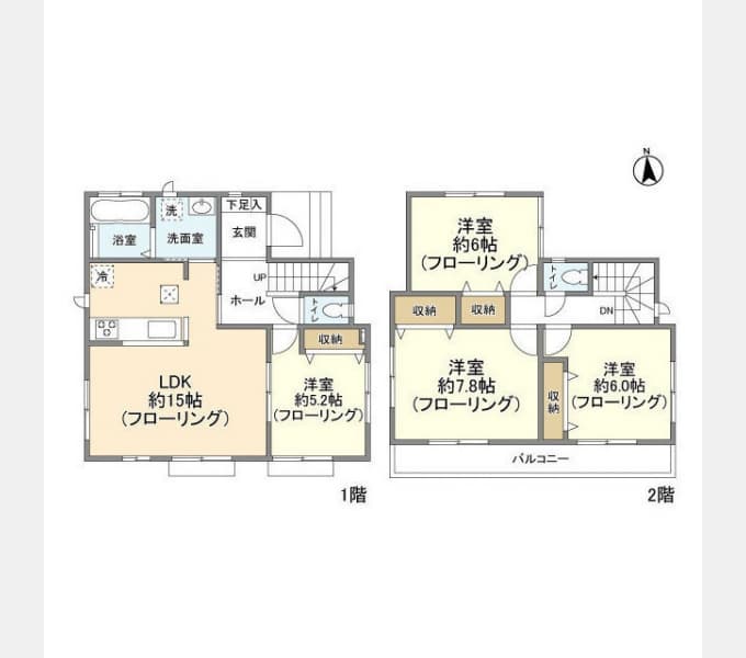Preview floorplan of Kolet Funabashi Kanasugi