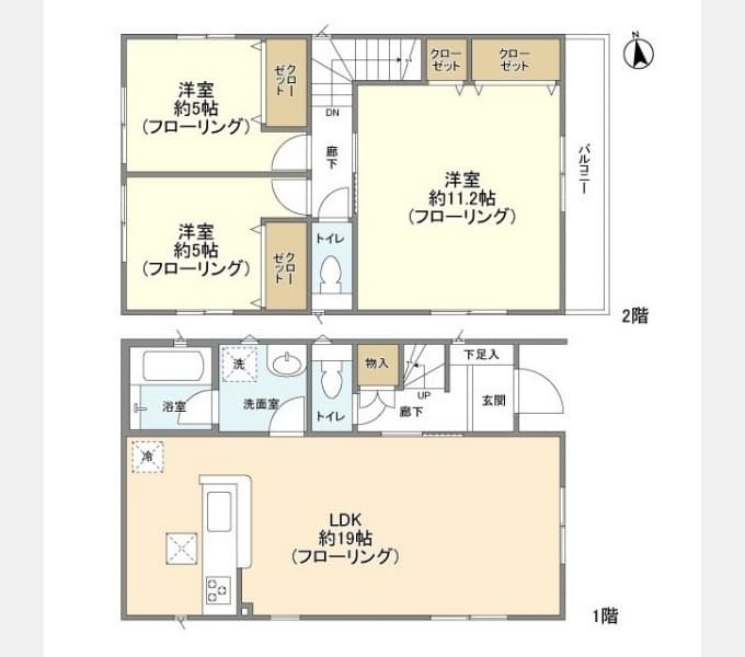Preview floorplan of KoletIwatsukinomiya Town