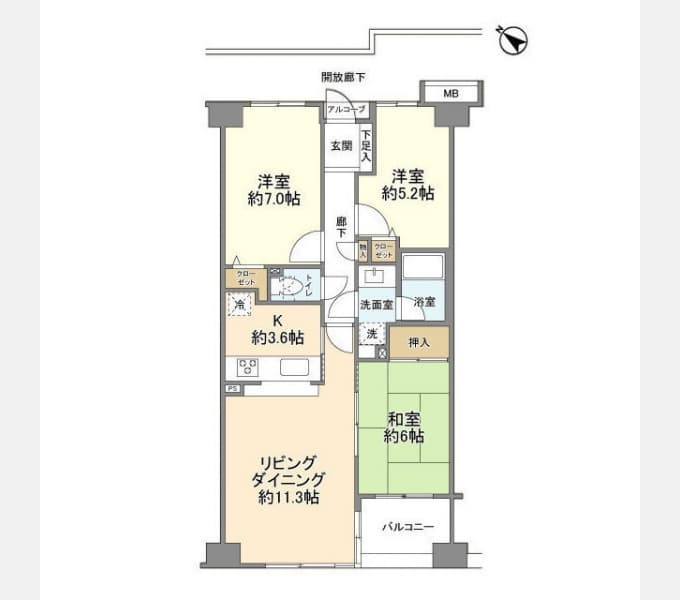 Preview floorplan of Gracia Yokohama Katakura