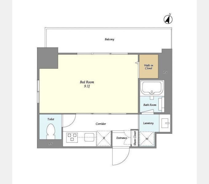 Preview floorplan of KDX Residence Chiba Chuo East