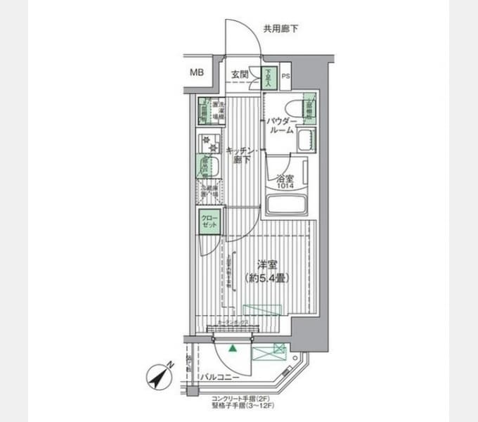 Preview floorplan of BPR Residence Aoto