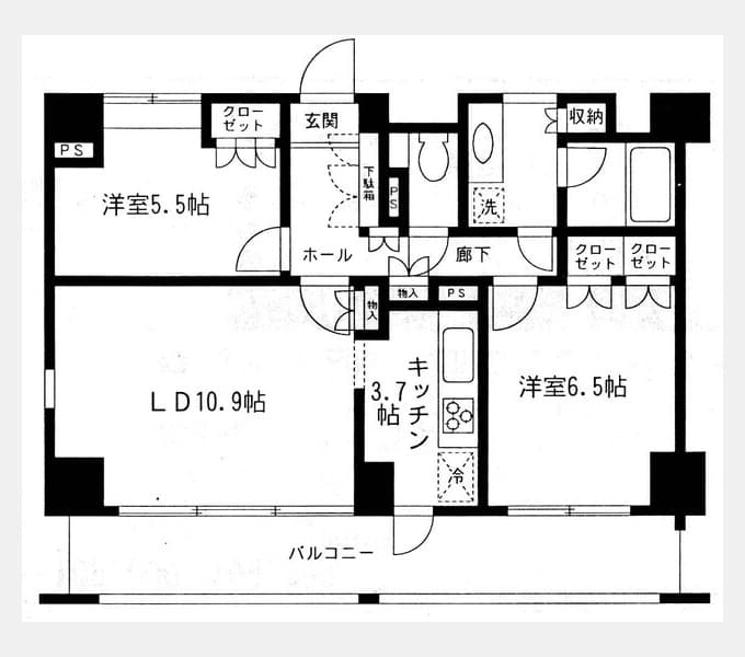 Preview floorplan of Makuhari Bay Town Marine Fort