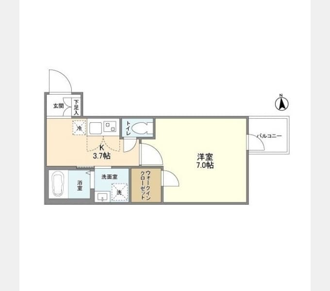 Preview floorplan of Well Square Kyoto Nishijin WEST