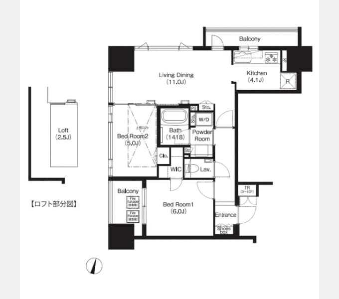 Preview floorplan of Comforia Omiya