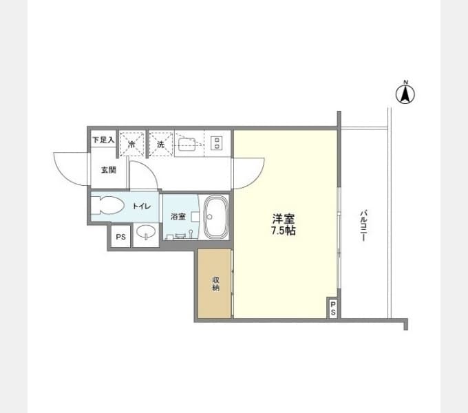 Preview floorplan of La Tierra Yokohama Rokkaku Bridge