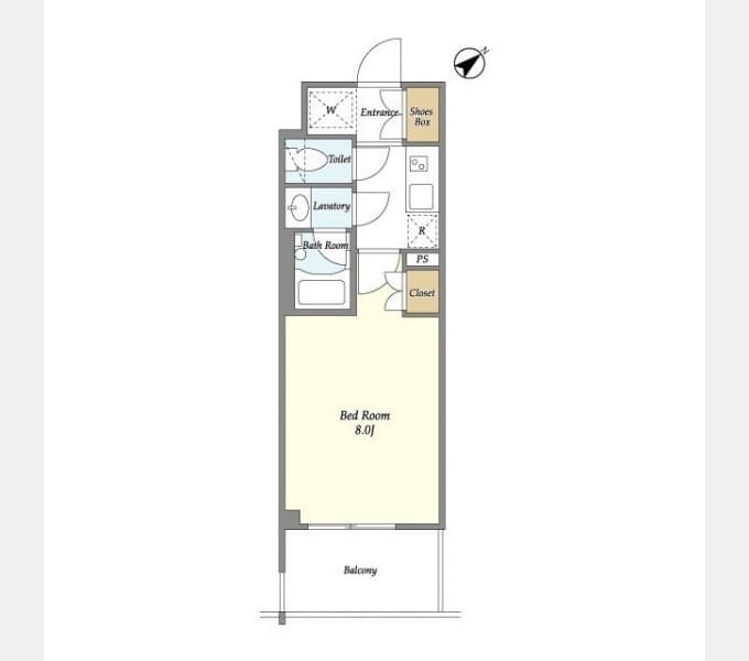 Preview floorplan of BluRock Higashi Kanagawa