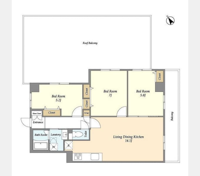 Preview floorplan of Park Residence Ichikawa