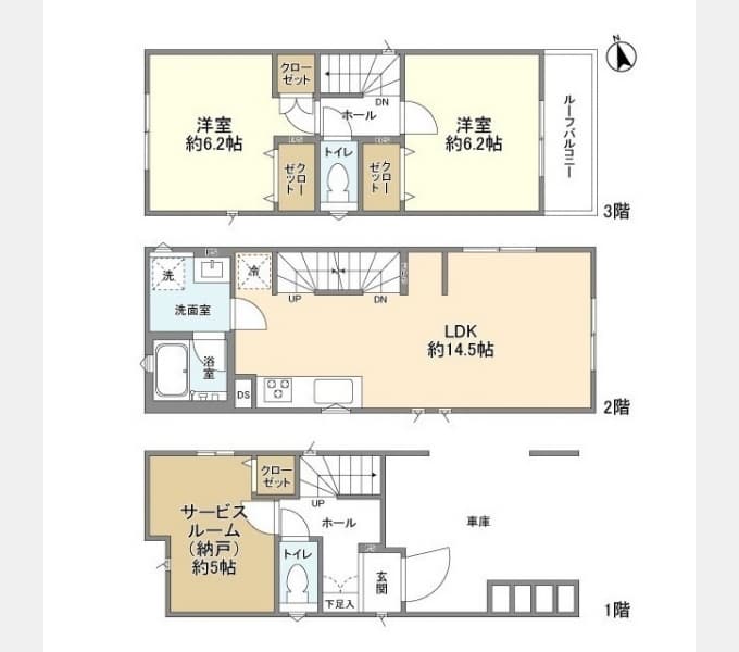 Preview floorplan of Kolet Kawasaki Shimo Aso