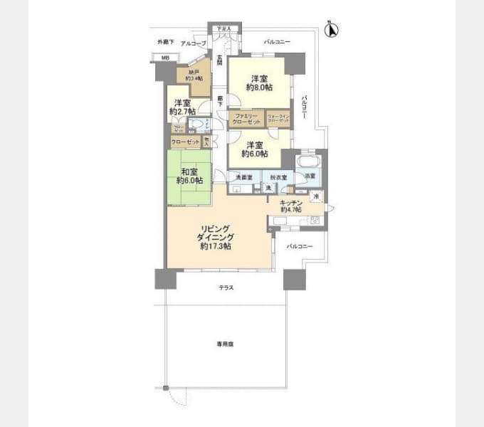 Preview floorplan of Utricia Fourth Avenue