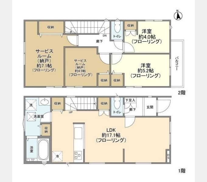 Preview floorplan of Kolet Kashiwa Tokiwadai #02