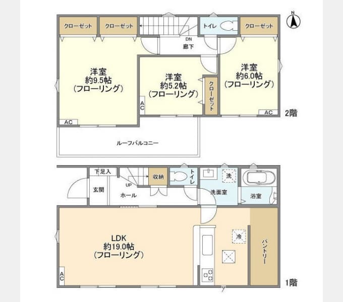 Preview floorplan of Kolet Kawashima Town #02