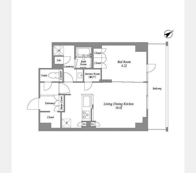 Preview floorplan of Rex Garden Yokohama Sorimachi Park