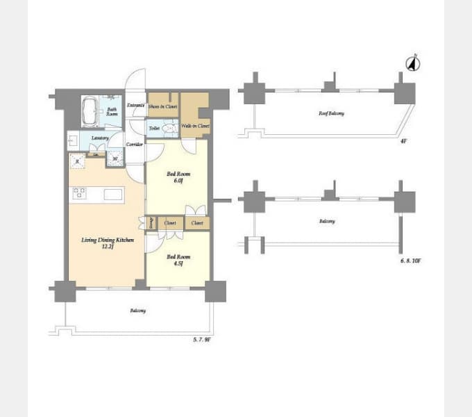 Preview floorplan of Riverare Saginuma