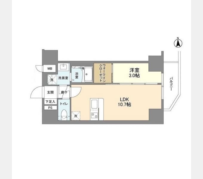 Preview floorplan of MELDIA CREST Sakuranomiya Kirsch