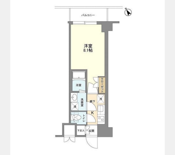Preview floorplan of KDX Residence Nishichofu