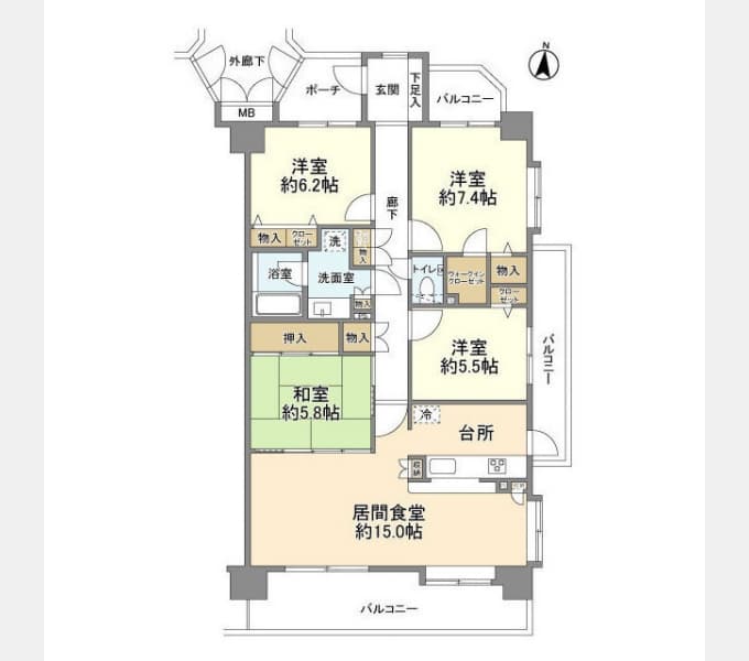 Preview floorplan of Ober Kashiwa