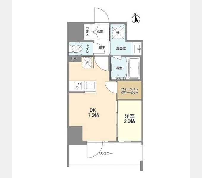 Preview floorplan of Bows Flats Shin-Osaka