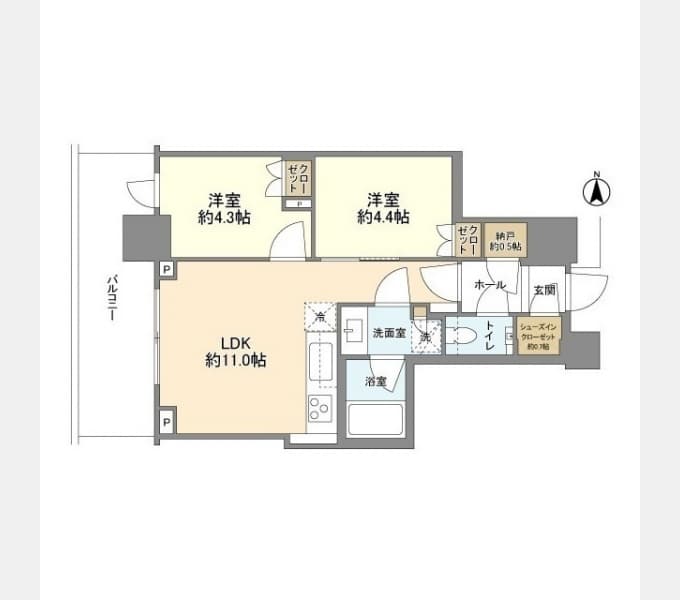Preview floorplan of Park City Nakano The Tower Breeze