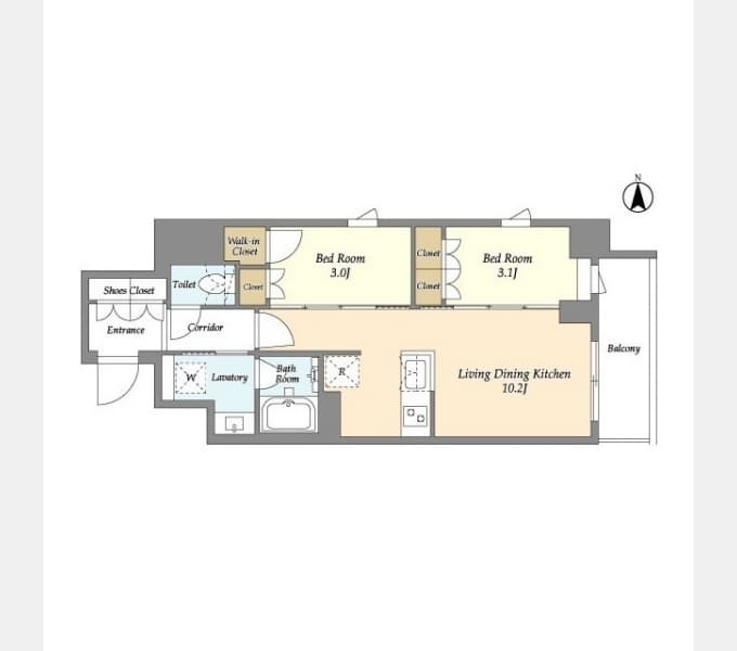 Preview floorplan of Styliofit Musashikosugi II
