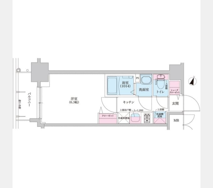 Preview floorplan of Pressance Bloom Higashi Mikuni