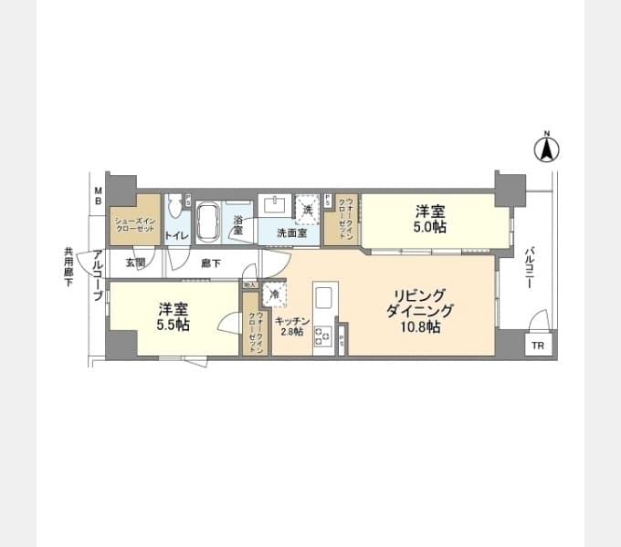 Preview floorplan of Fine Residence Kyoto Gojo Dori