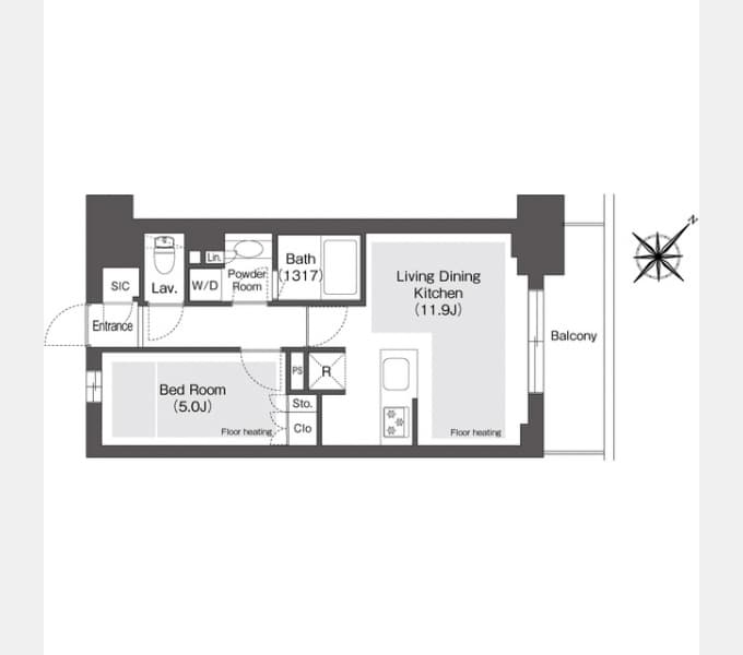 Preview floorplan of Milene Inage Coast